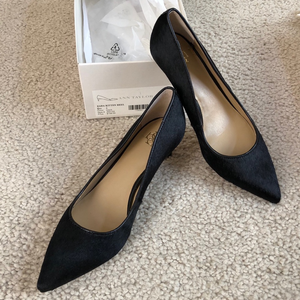 Ann Taylor Zada Kitten Pumps - NIB